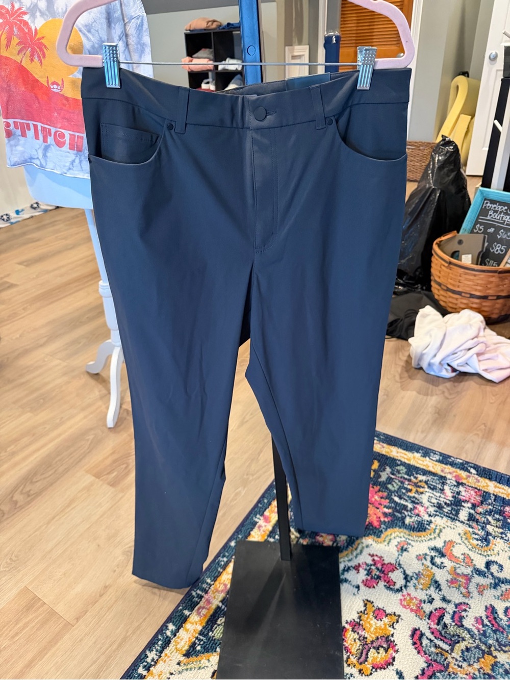 Classic Men's Navy Chinos